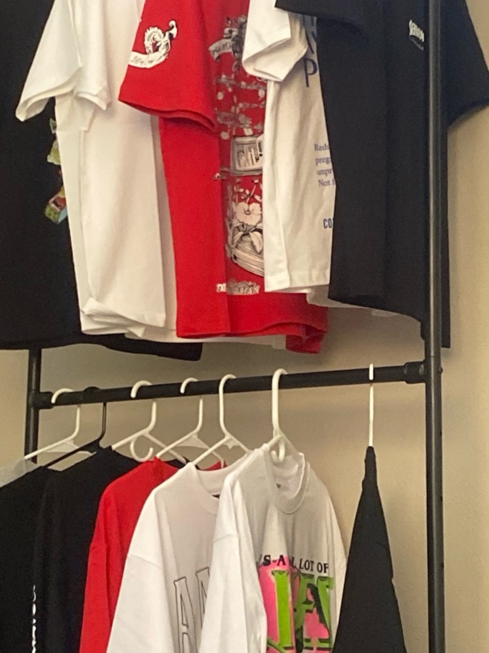 Supreme Red and White Graphic Short Sleeve Tee